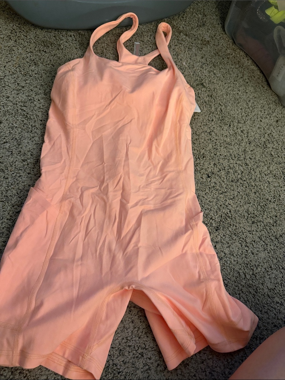 Peach One-Piece Active Suit